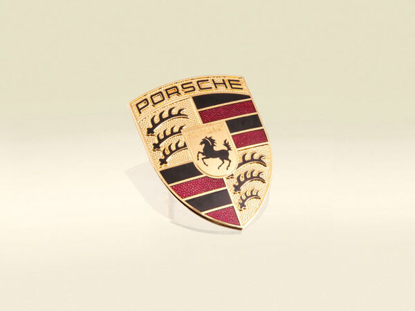 Produktion Porsche Wappen